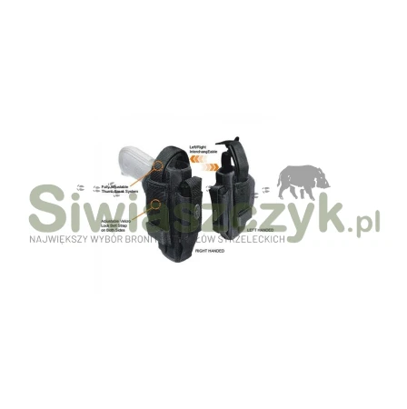 Kabura LEAPERS na pas Ambidextrous Belt Holster (PVC-H288B)-116251