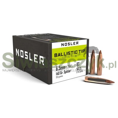 Pociski NOSLER 6,5mm Ballistic Tip 9,1g(140gr)(26140)-166525