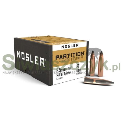 Pociski NOSLER 6,5mm Partition 9,1g(140gr)(16321)-166527
