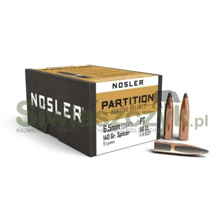 Pociski NOSLER 6,5mm Partition 9,1g(140gr)(16321)-166527
