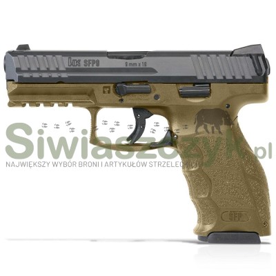 Pistolet H&K SFP9-SF 9x19 Green Brown (262507)-104785