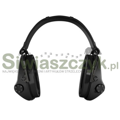 Ochronniki słuchu SORDIN Supreme X2 Headband Leather Gel Black (301004-10G)-166709