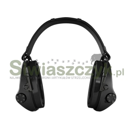 Ochronniki słuchu SORDIN Supreme X2 Headband Leather Gel Black (301004-10G)-166709