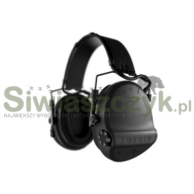 Ochronniki słuchu SORDIN Supreme X2 Headband Leather Gel Black (301004-10G)-166710