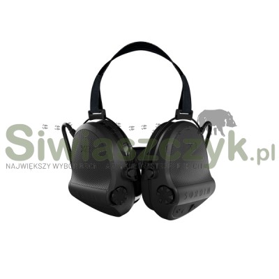 Ochronniki słuchu SORDIN Supreme X2 Headband Leather Gel Black (301004-20G)-166711