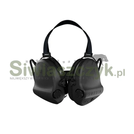 Ochronniki słuchu SORDIN Supreme X2 Headband Leather Gel Black (301004-20G)-166711
