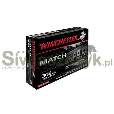 Amunicja WINCHESTER 308 Win. Boat Tail Match 10,89g(168gr)-166725