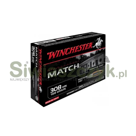 Amunicja WINCHESTER 308 Win. Boat Tail Match 10,89g(168gr)-166725