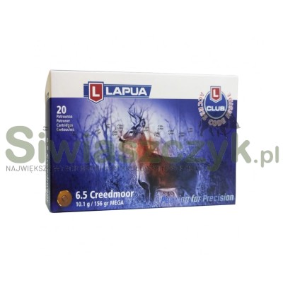 Amunicja LAPUA 6,5 Creedmoor MEGA 10,1g(156gr)-166766