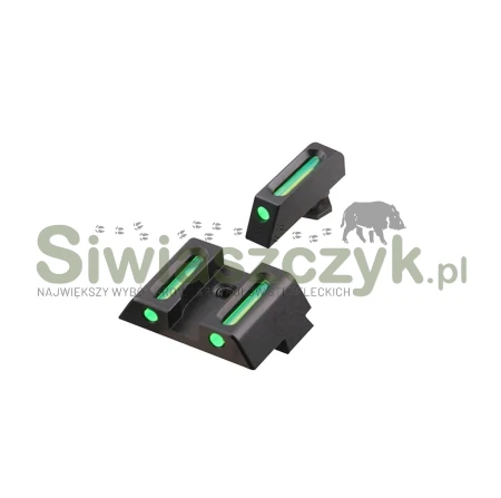 Przyrządy celownicze GUNPANY Fiber Sights Combo do Glock Długie (SCIS-05)-116682