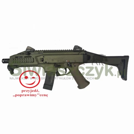 Pistolet CZ Scorpion EVO3 S1 OD Green, bez magazynka kal.9x19 -166770