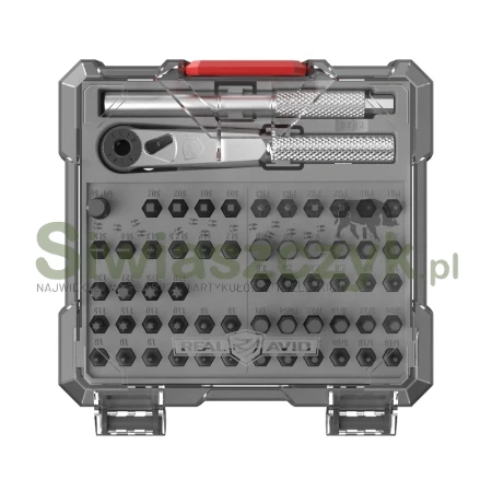 Narzędzia rusznikarskie REAL AVID X3 Driver 57-Piece Gunsmithing Bit Set - 56 bitów (AVX3GBS57)-166903