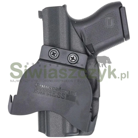 Kabura ROUNDED by Concealment Express Glock 43/43X MOS OWB, czarny(CEX-297580)-167047