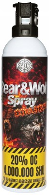 Gaz Pieprzowy RADEX Bear&Wolf Spray 1952 400 ml - stożek mgły-167075