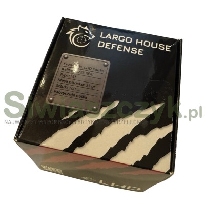 Amunicja LHD 223Rem FMJ 3,56g(55gr)(100szt.)-167091