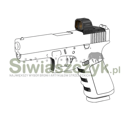 Kolimator VECTOR OPTICS Frenzy FA - Red Dot - 3 MOA - Glock MOS - SCRD-81-167201