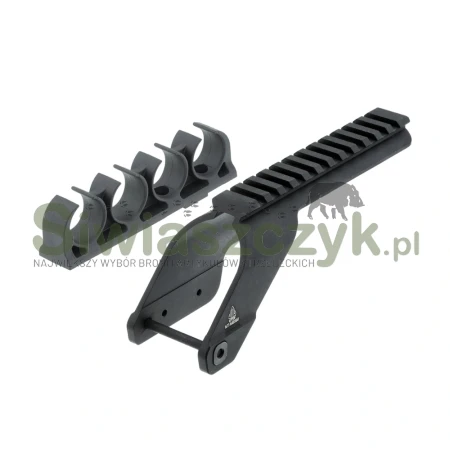 Szyna picatinny LEAPERS UTG Optic Mount Mossberg 500 & 590 DM Mag-Fed z ładownicą - MT-MB590-167242