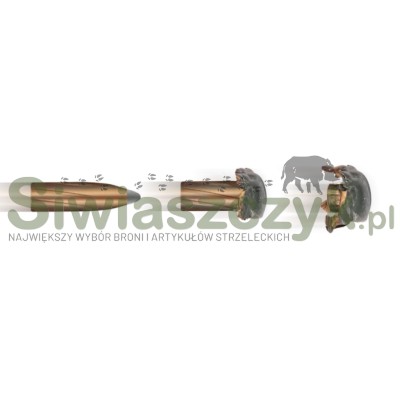 Amunicja GECO 9,3x62 - Soft Point / Teilmantel - 16,5g / 255gr-167231