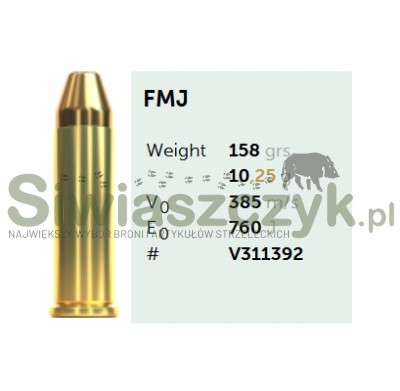 Amunicja kulowa S&B .357 Mag. - FMJ - 10,25g / 158gr-166277