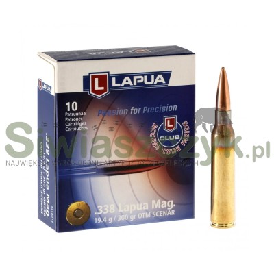 Amunicja kulowa LAPUA .338 Lap.Mag. - OTM Scenar - 19,40g / 300gr - 10szt.-167311
