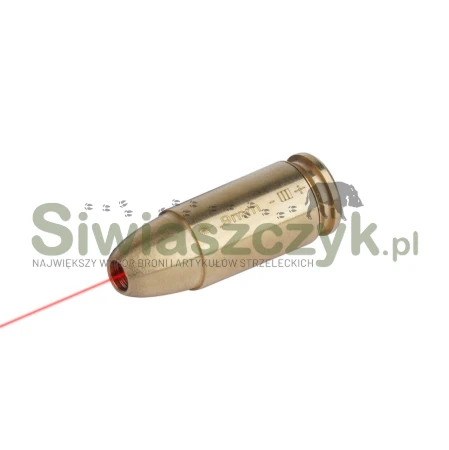 Nabój laserowy VECTOR OPTICS - 9 mm - Czerwony laser - Mosiężny - SCBCR-11-167330