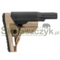 Kolba LEAPERS UTG Pro Mil-Spec Ops Ready S4 - AR-15 - Gniazdo QD - Polimer - FDE - RBUS4DMS-167335