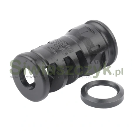Kompensator LEAPERS UTG Pro Stubby Muzzle Brake PCC - 9 mm - 1/2"-28 - Czarny - TLUMD03-167337