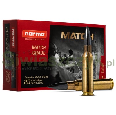 Amunicja kulowa NORMA .308 Win. Diamond Line Match - Moly Coated HPBT - 10,90g / 168gr-167486
