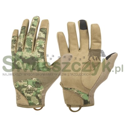 Rękawice HELIKON-TEX Range Tactical - PenCott WildWood / Coyote - Rozm. S - RK-RNG-PO-4511A-B03-167561