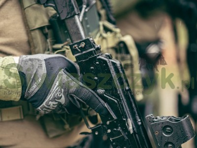 Rękawice HELIKON-TEX Range Tactical - PenCott WildWood / Coyote - Rozm. S - RK-RNG-PO-4511A-B03-167562