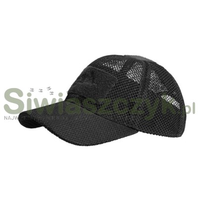 Czapka z daszkiem HELIKON-TEX Baseball MESH - Mesh - Czarny - CZ-BBM-PO-01-167601
