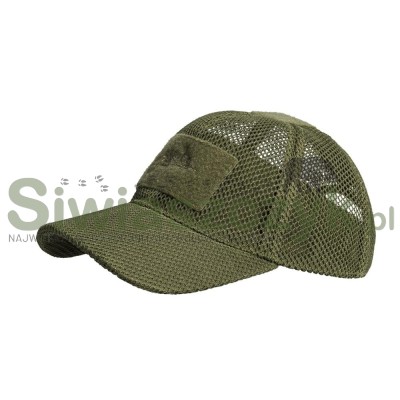 Czapka z daszkiem HELIKON-TEX Baseball MESH - Mesh - Olive Green- CZ-BBM-PO-02-167603