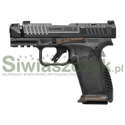 Pistolet CANIK Prime Radian kal. 9x19 mm - Szary - OR / RMSc - 3,7" - CE172C-167756