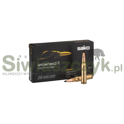 Amunicja kulowa SAKO .308 Win. Arrowhead II 11,70g / 180gr - 408A-103195