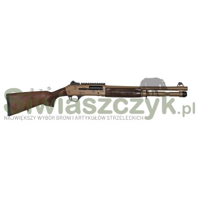 Strzelba samopowtarzalna AKSA S4 Heritage FX-51 Wood kal. 12/76 - 18,5" - 6+1 - FDE-167800