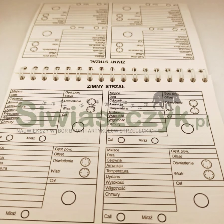 Dziennik strzelań PWS-111731
