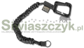 Smycz do broni CETACEA TACTICAL Poly-Bina Covered Mini Coil Tether (TA-MCT2-BLK)-111702