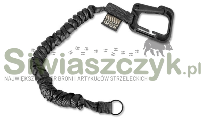 Smycz do broni CETACEA TACTICAL Poly-Bina Covered Mini Coil Tether (TA-MCT2-BLK)-111702