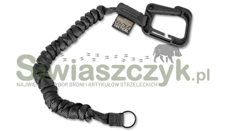 Smycz do broni CETACEA TACTICAL Poly-Bina Covered Mini Coil Tether (TA-MCT2-BLK)-111702